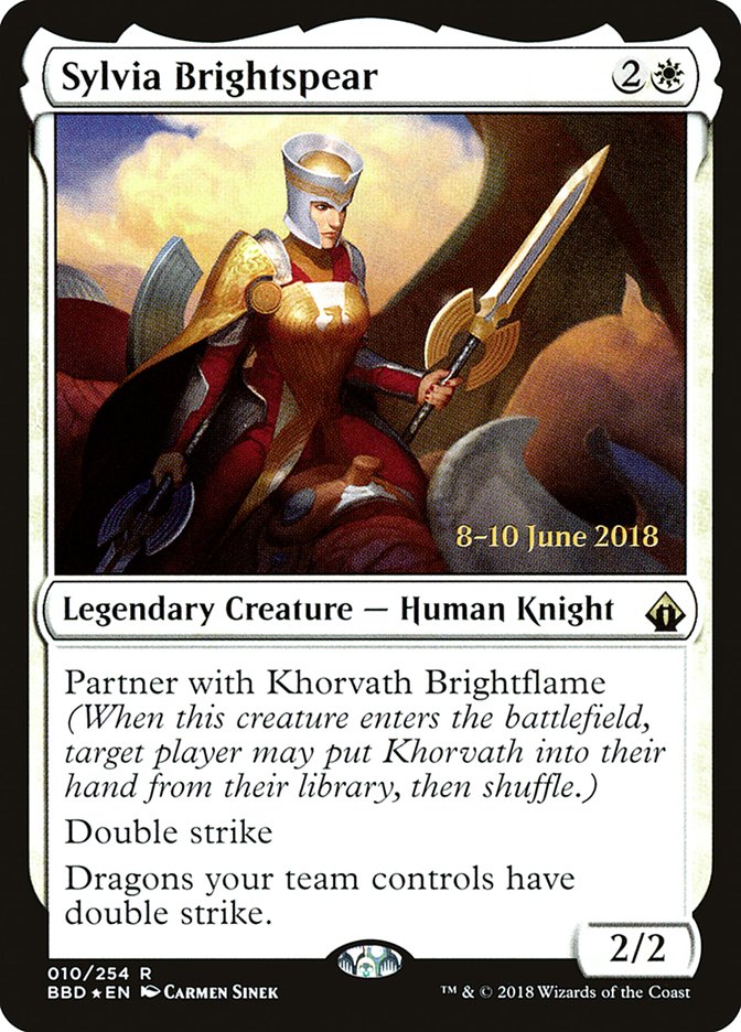 Sylvia Brightspear [Battlebond Prerelease Promos]