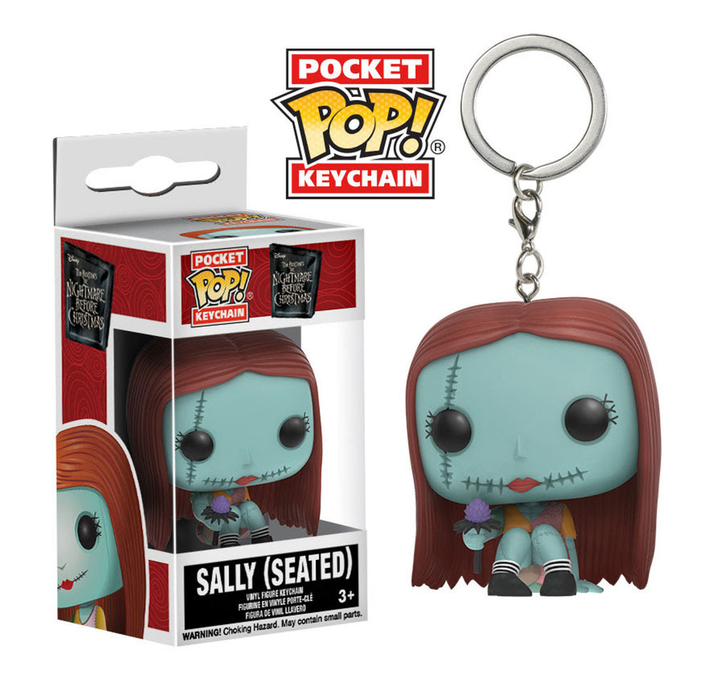 Sally (Seated) - Nightmare Before Christmas Pop Keychain