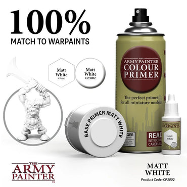 Army Painter Spray Primer - Matt White 400ml