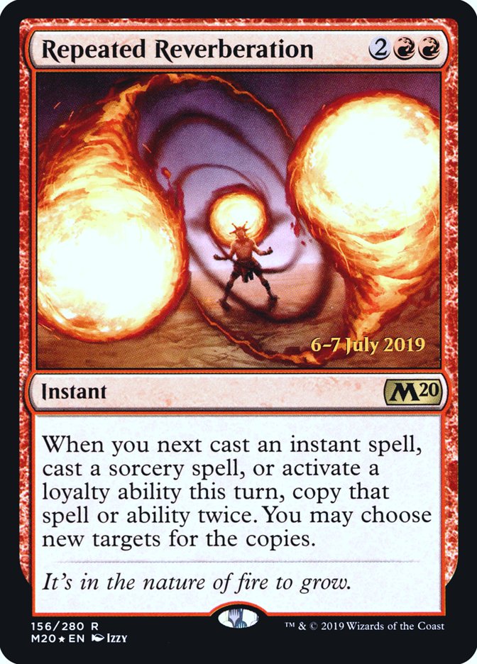 Repeated Reverberation [Core Set 2020 Prerelease Promos]