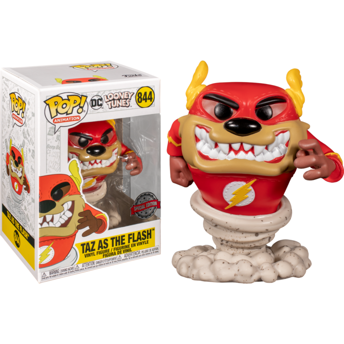 Taz as the Flash #844 (Special Edition) #844 DC Looney Tunes Pop! Vinyl