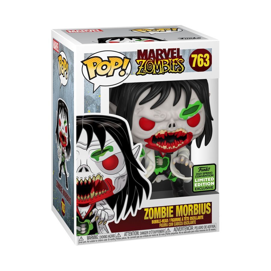 Zombie Morbius (2021 Spring Convention Exclusive) #763 Marvel Zombies Pop! Vinyl
