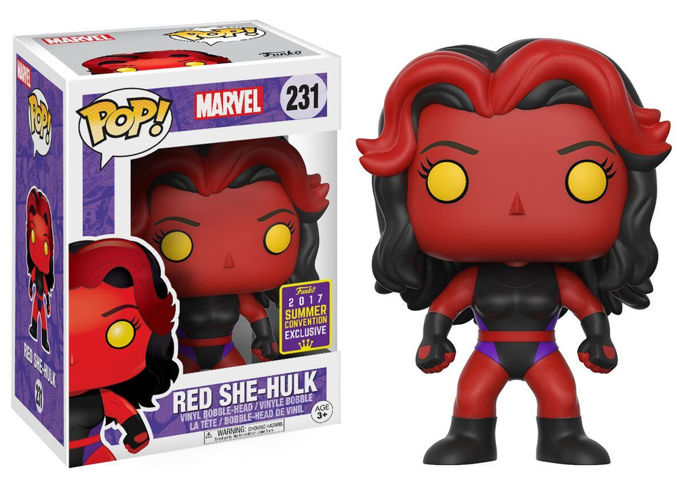 Red She-Hulk (2017 Summer Convention) #231 Marvel Pop! Vinyl