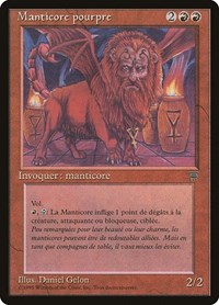 Crimson Manticore (French) - 