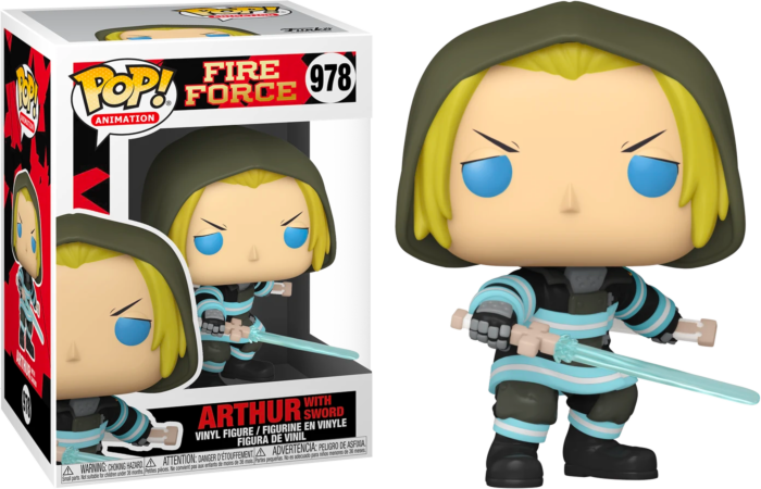 Arthur with Sword #978 Fire Force Pop! Vinyl