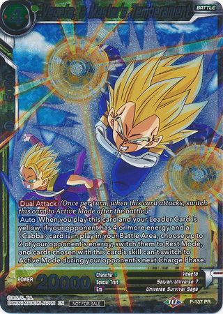 Vegeta, a Master's Temperament (Series 7 Super Dash Pack) [P-137]