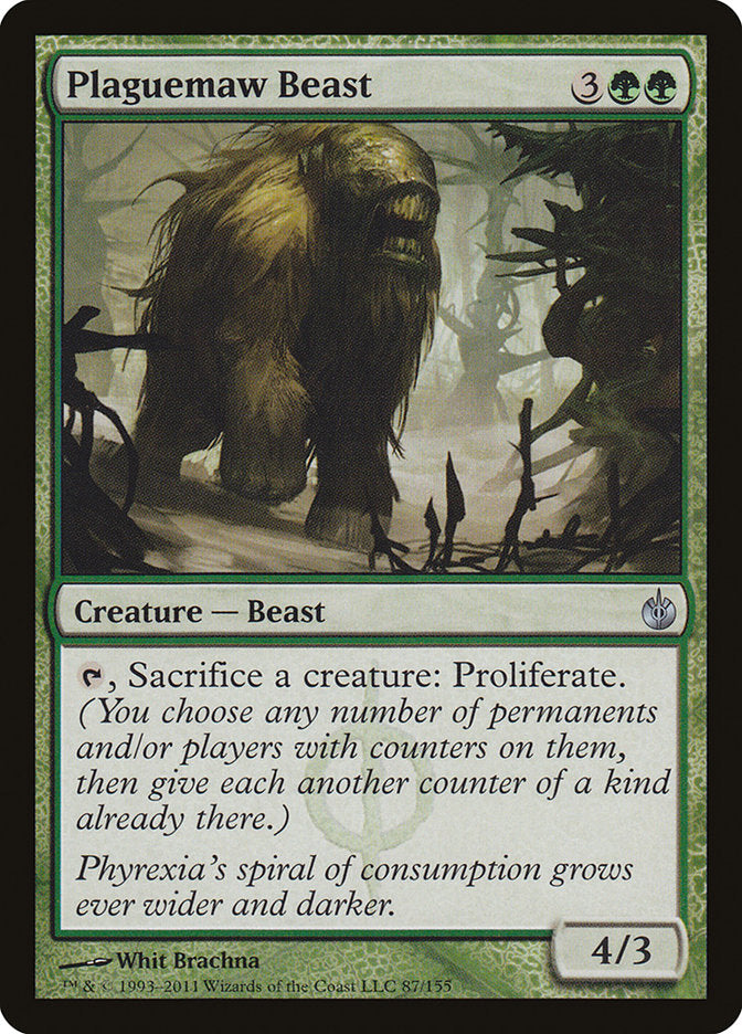 Plaguemaw Beast [Mirrodin Besieged]