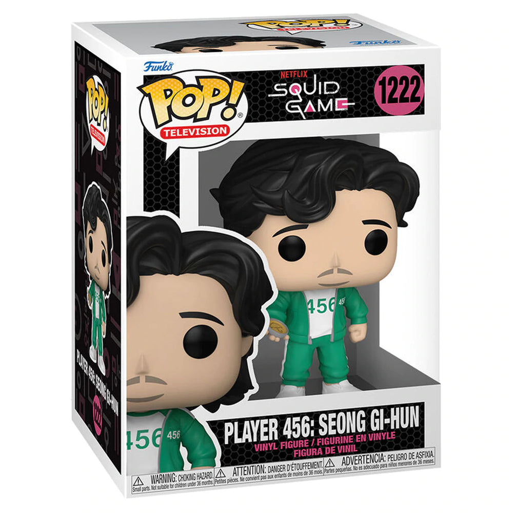 Player 456: Seong Gi-Hun #1222 Squid Game Pop! Vinyl