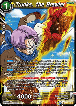Trunks, the Brawler [BT14-103]