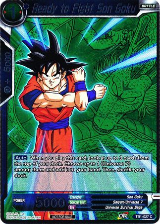 Ready to Fight Son Goku (Event Pack 2 - 2018) [TB1-027]