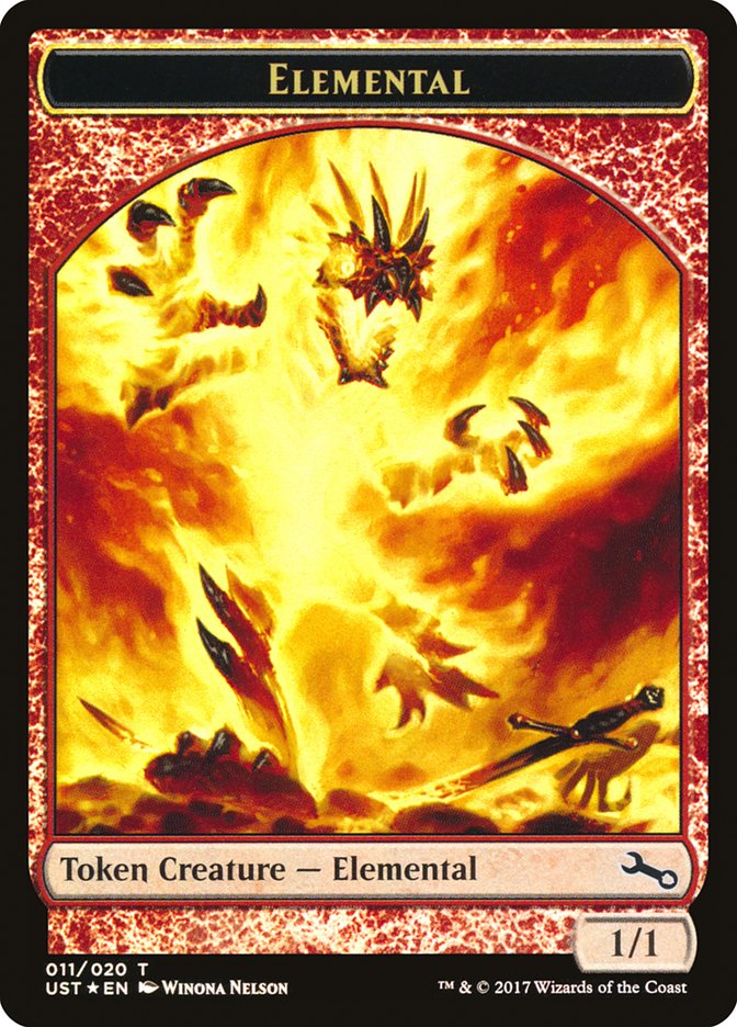 Elemental // Elemental Double-Sided Token (011/020) [Unstable Tokens]