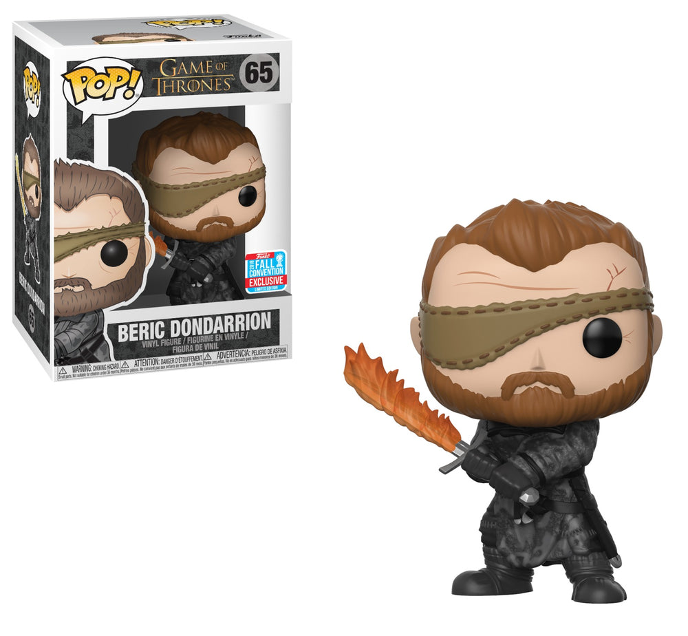 Beric Dondarrion (2018 Fall Convention) #65 Games Of Thrones Pop! Vinyl
