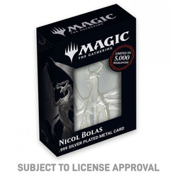 Magic the Gathering Limited Edition Silver Plated Nicol Bolas Metal Collectible