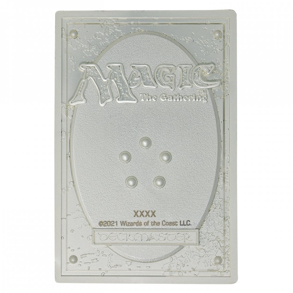 Magic the Gathering Limited Edition Silver Plated Nicol Bolas Metal Collectible