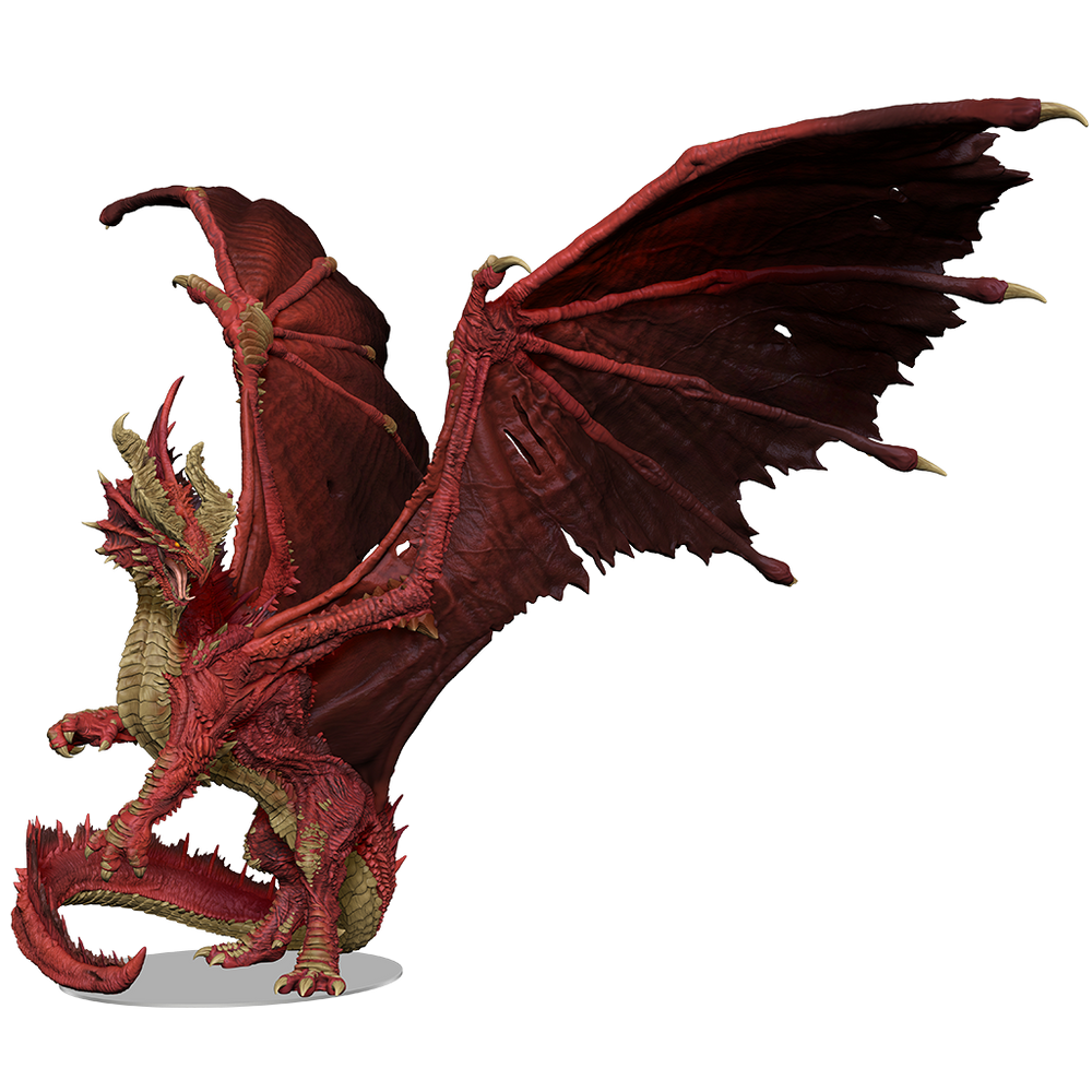 D&D Nolzurs Marvelous Miniatures Gargantuan Red Dragon