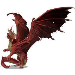 D&D Nolzurs Marvelous Miniatures Gargantuan Red Dragon