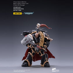 Space Marine Miniatures: 1/18 Scale Chaos Space Marines Black Legion Chaos Lord (Khalos the Ravager)