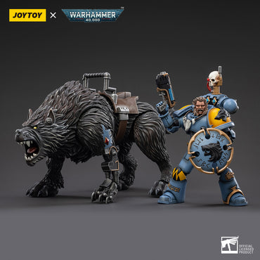 Warhammer Collectibles: 1/18 Scale Space Wolves Thunderwolf Cavalry Frode
