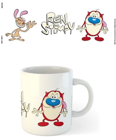 Ben & Stimpy Logo Mug
