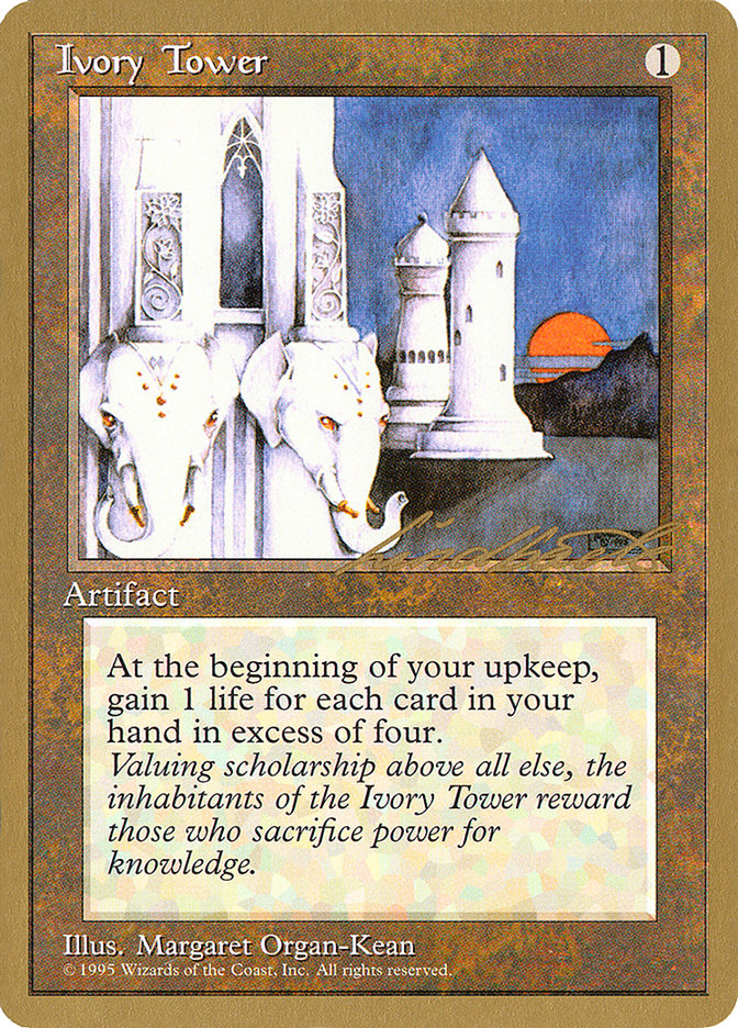 Ivory Tower (Leon Lindback) [Pro Tour Collector Set]