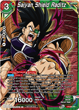 Saiyan Shield Raditz (Winner Stamped) [P-326]