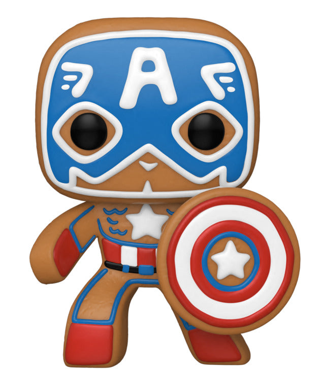Gingerbread Captain America #933 Marvel Funko Pop! Vinyl