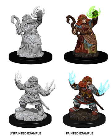 Pathfinder Deepcuts Unpainted Miniatures Female Dwarf Summoner