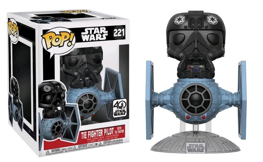 TIE Fighter Pillot with Tie Fighter #221 Star Wars Pop! Vinyl