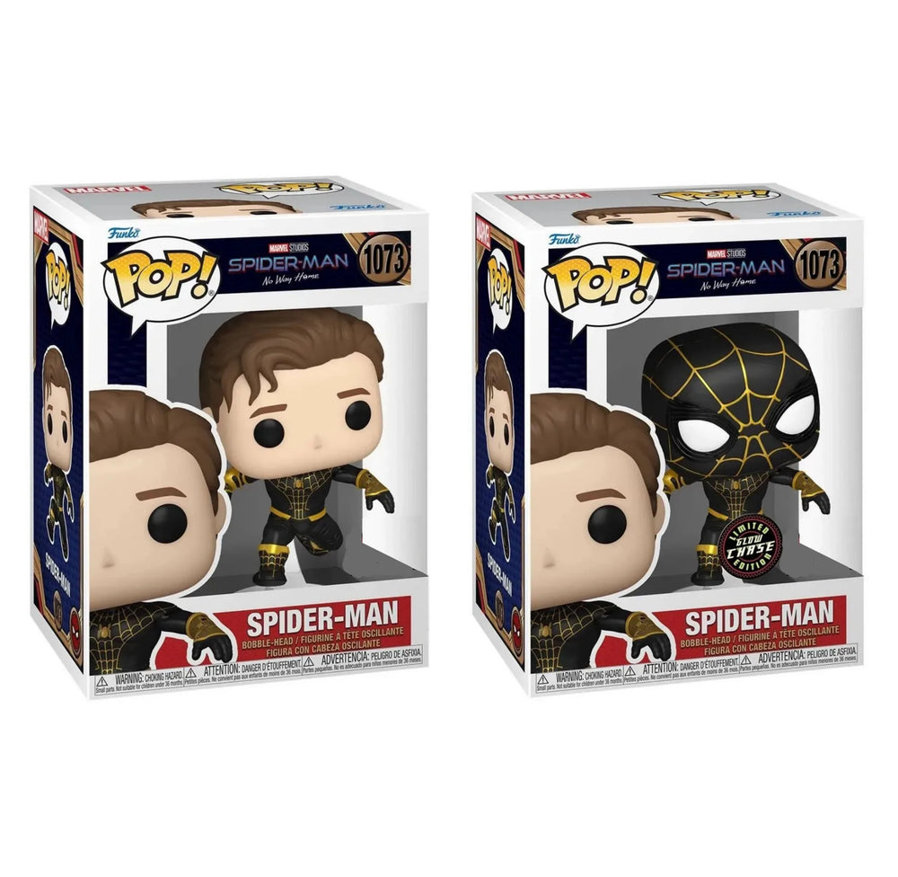 Spider-Man w/ Glow Chase #1073 Spider-Man: No Way Home Pop! Vinyl
