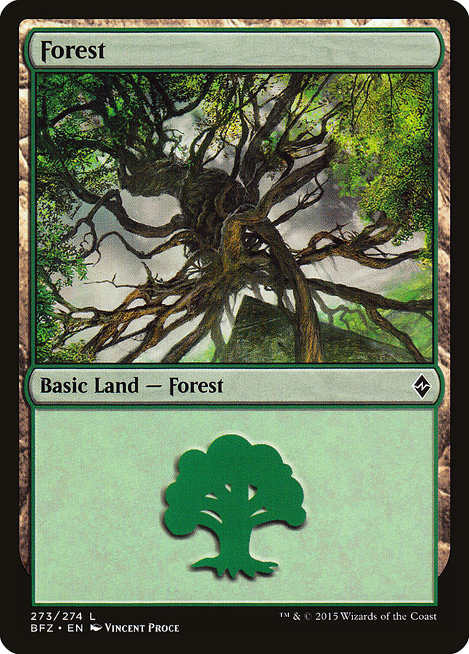 Forest (273) [Battle for Zendikar]