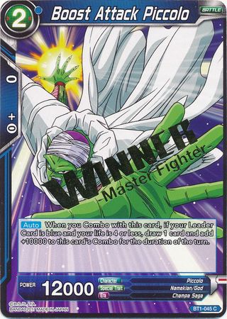 Boost Attack Piccolo (Winner Stamped) [BT1-045]