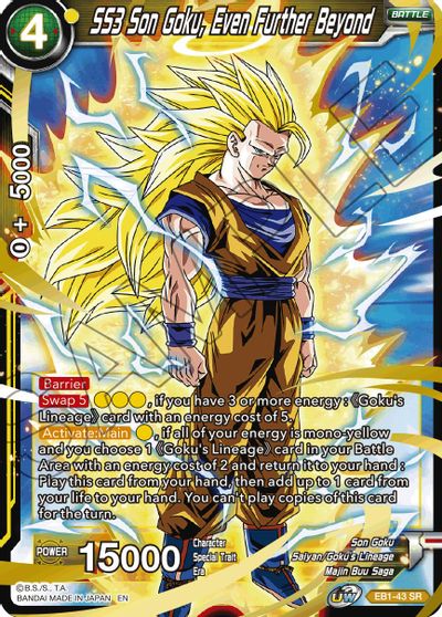 SS3 Son Goku, Even Further Beyond  [EB1-043]