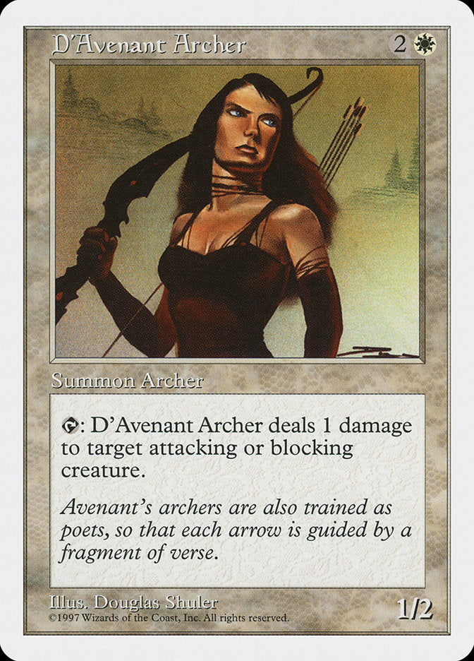 D'Avenant Archer [Fifth Edition]