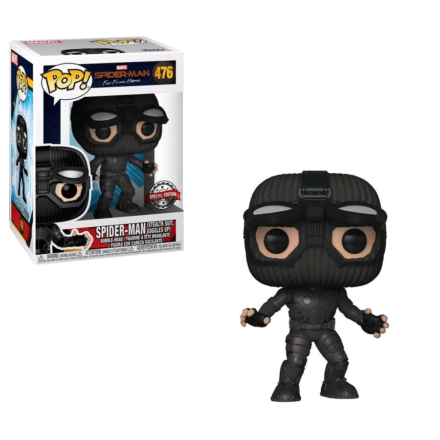 Spider-Man (Stealth Suit, Goggles Up) (Special Edition) #476 Spider-Man Far From Home Pop! Vinyl
