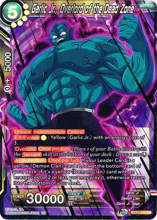 Garlic Jr., Overlord of the Dead Zone (SPR) [BT11-104]