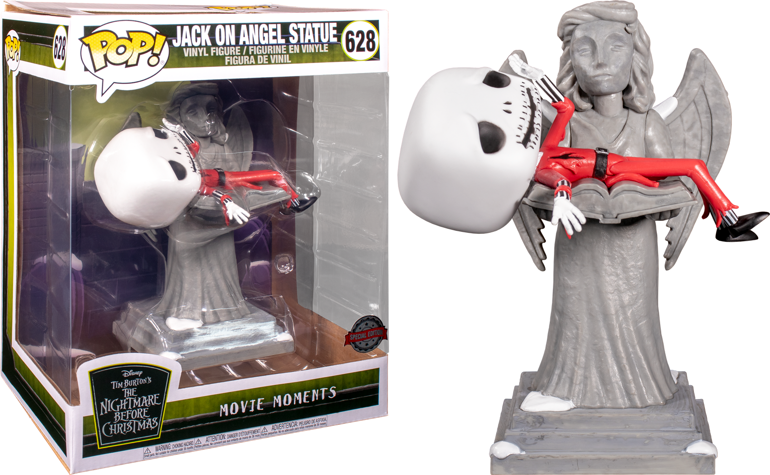 Jack on Angel Statue (Special Edition) #628 The Nightmare Before Christmas Pop! Vinyl
