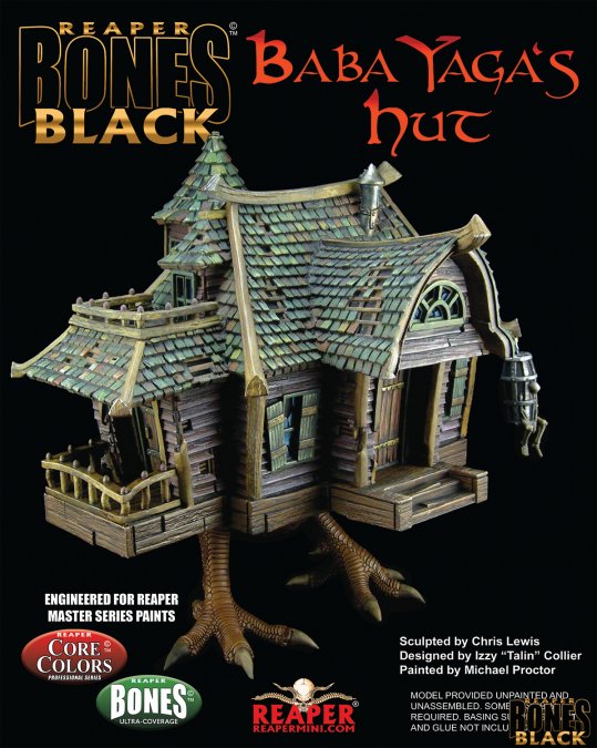Reaper Miniatures Baba Yaga's Hut   Bones Black Deluxe Boxed Set
