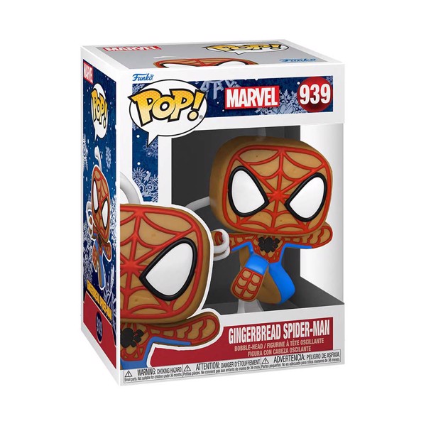 Gingerbread Spider-Man #939 Pop! Vinyl