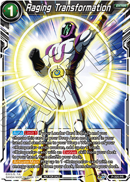 Raging Transformation [P-325]