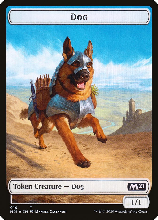 Dog Token [Core Set 2021]