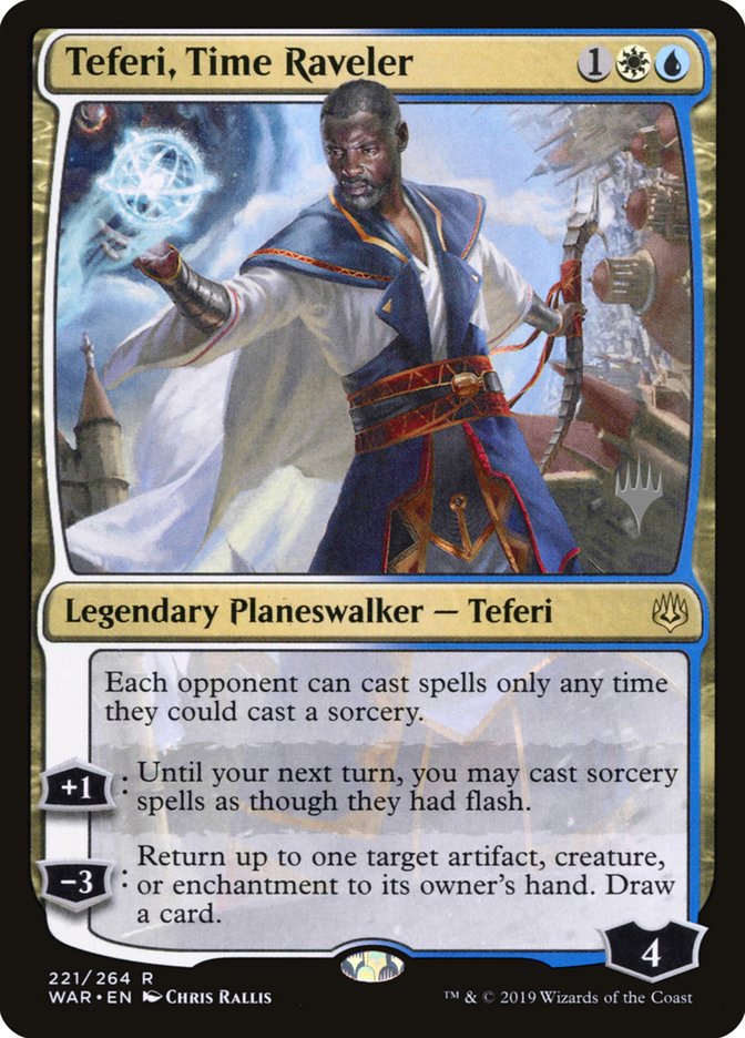 Teferi, Time Raveler (Promo Pack) [War of the Spark Promos]