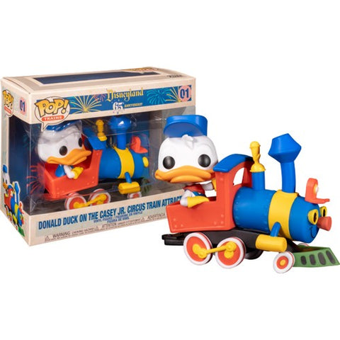 Donald Duck on the Casey Jr. Circus Train Attraction #01 Disney Resort 65th Anniversary Pop! Vinyl