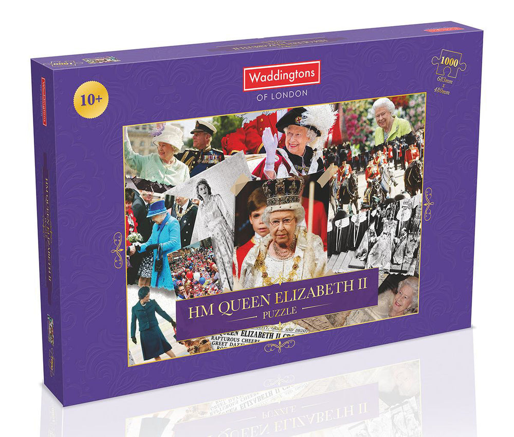 HM Queen Elizabeth II Montage Puzzle 1000 pieces