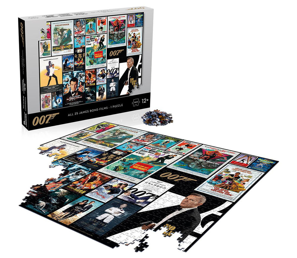 James Bond 007 All Movies Poster Puzzle 1,000 pieces