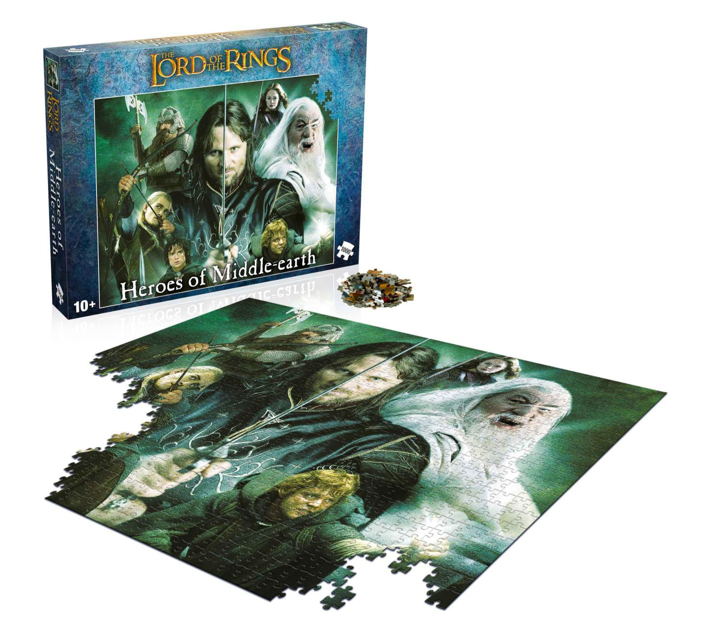 The Lord of the Rings Heroes of Middle Earth Puzzle 1,000 pieces