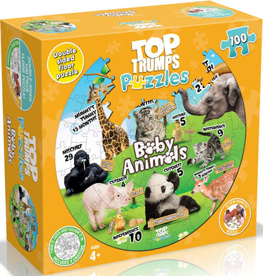 Top Trumps Puzzle Baby Animals Puzzle 100 pieces
