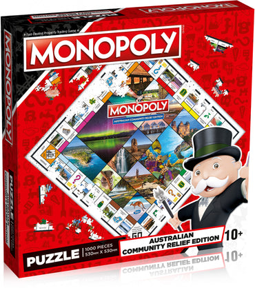 Australian Community Relief Monopoly Puzzle 1000 Pieces