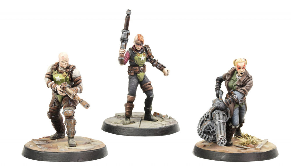 Fallout Wasteland Warfare Ack Ack Sinjin and Avery Miniatures