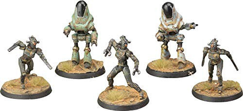 Fallout Wasteland Warfare Assaultrons and Protectrons Miniatures