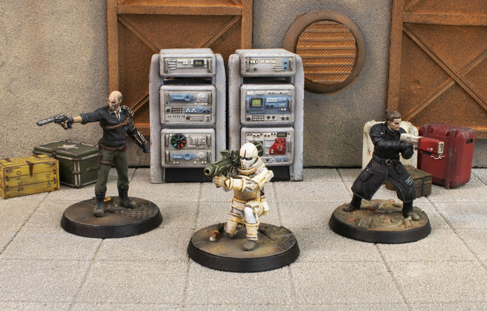 Fallout Wasteland Warfare - Institute Covert Ops Miniatures (Minis and Scenics Box Set)
